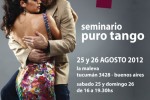 Pablo Inza y Mariana Dragone – SEMINARIO PURO TANGO – 25 y 26 de Agosto 2012