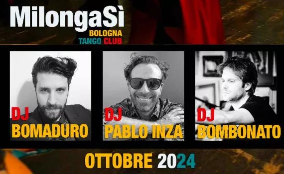Milonga Si Festone 2024 Bologna Pablo Inza Bomaduro Giacomo Bombonato